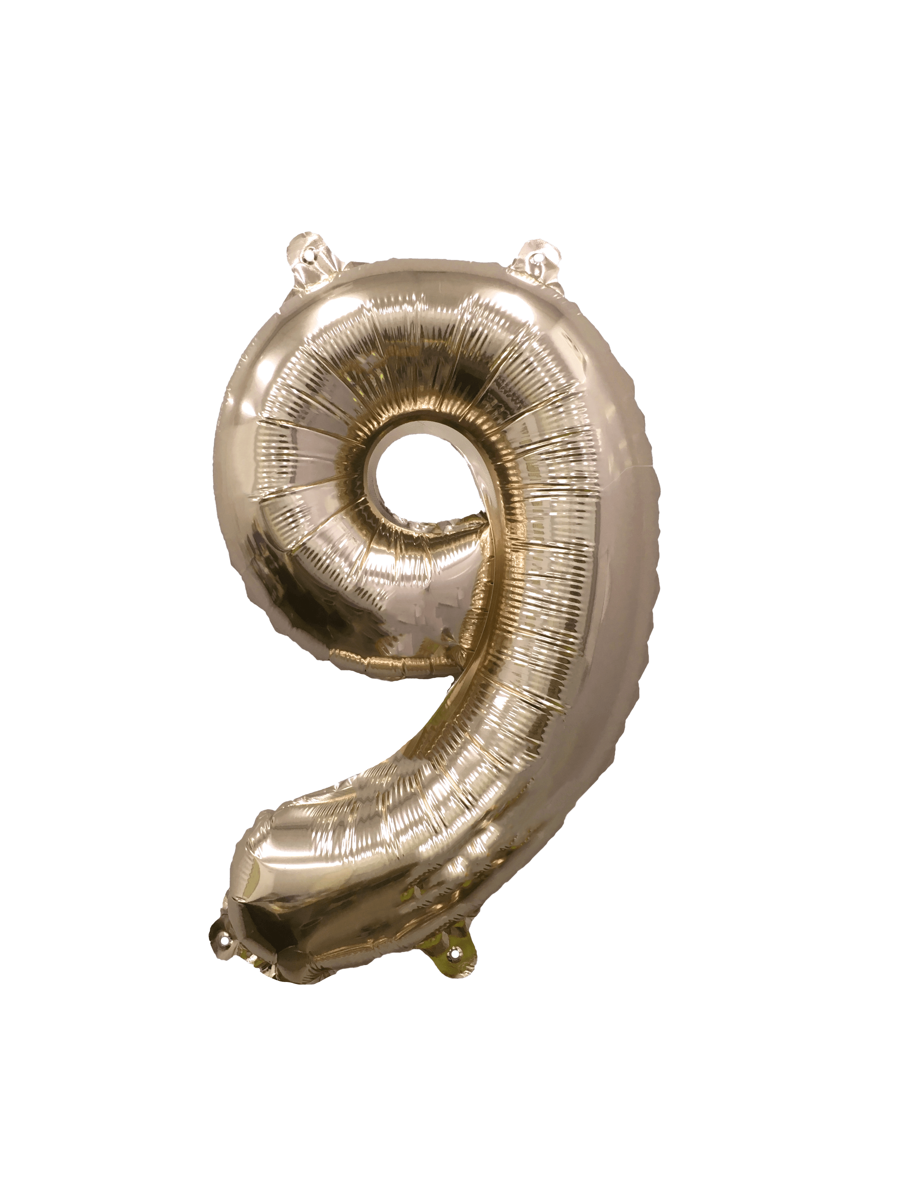 32" Ellie's Brand Mylar (Gold) Number 9 - Single Pack  